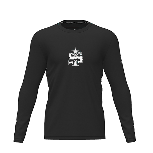 [FTLCDFBK-YXS-LOGO1] Dri Fit Performance T-Shirt (Youth XS, Black, Logo 1, Long Sleeve)