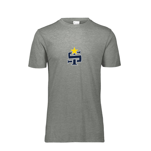 [FTSCUBGY-YS-LOGO1] Decker Youth Tri-Blend T-Shirt - Short Sleeve (Youth S, Gray, Logo 1)
