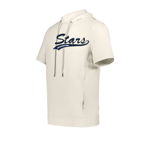 [222605-WHT-YS-LOGO2] YOUTH VENTURA SOFT KNIT SHORT SLEEVE HOODIE (Youth S, White, Logo 2)
