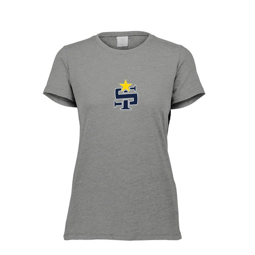 [FTSCUBGY-FAXS-LOGO1] Decker Women's Tri-Blend T-Shirt - Short Sleeve (Female Adult XS, Gray, Logo 1)