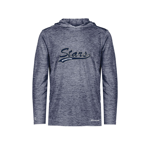 [FOLHCGNV-AS-LOGO2] Decker Men's Charge Hoodie (Adult S, Navy, Logo 2)