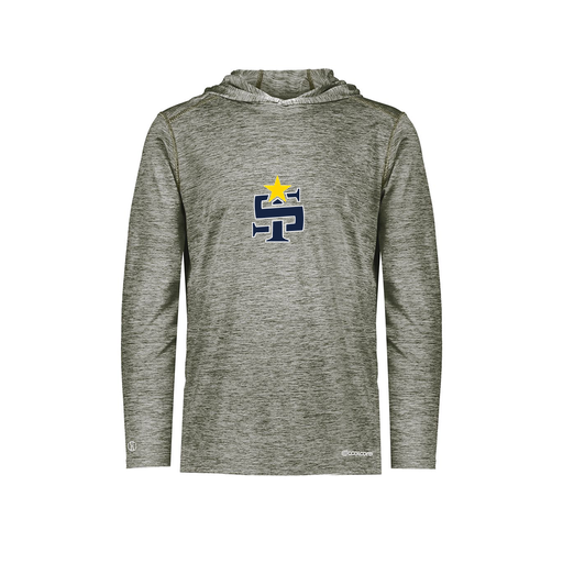 [CUS-DFW-CHGHOOD-PER-LSL-GRY-YS-LOGO1] Youth Charge Hoodie (Youth S, Gray, Logo 1)
