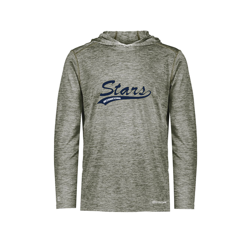 [FOLHCGGY-YS-LOGO2] Decker Youth Charge Hoodie (Youth S, Gray, Logo 2)